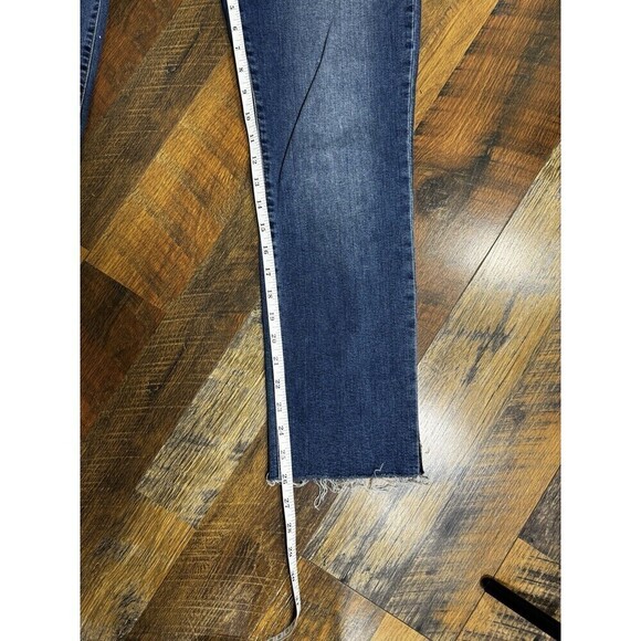 Joe's Jeans Womens Size 27 Blue Denim Stretch Mid Rise Flat Front Straight Leg - Picture 6 of 8